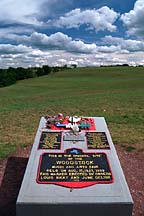 [ Woodstock memorial monument.  8/19/97 ]